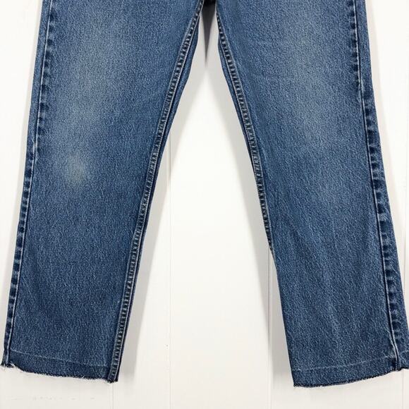 Levis 505 Jeans VTG 90s Orange Tab Relaxed Fit Straight Leg Distressed Waist 33 - Picture 5 of 16